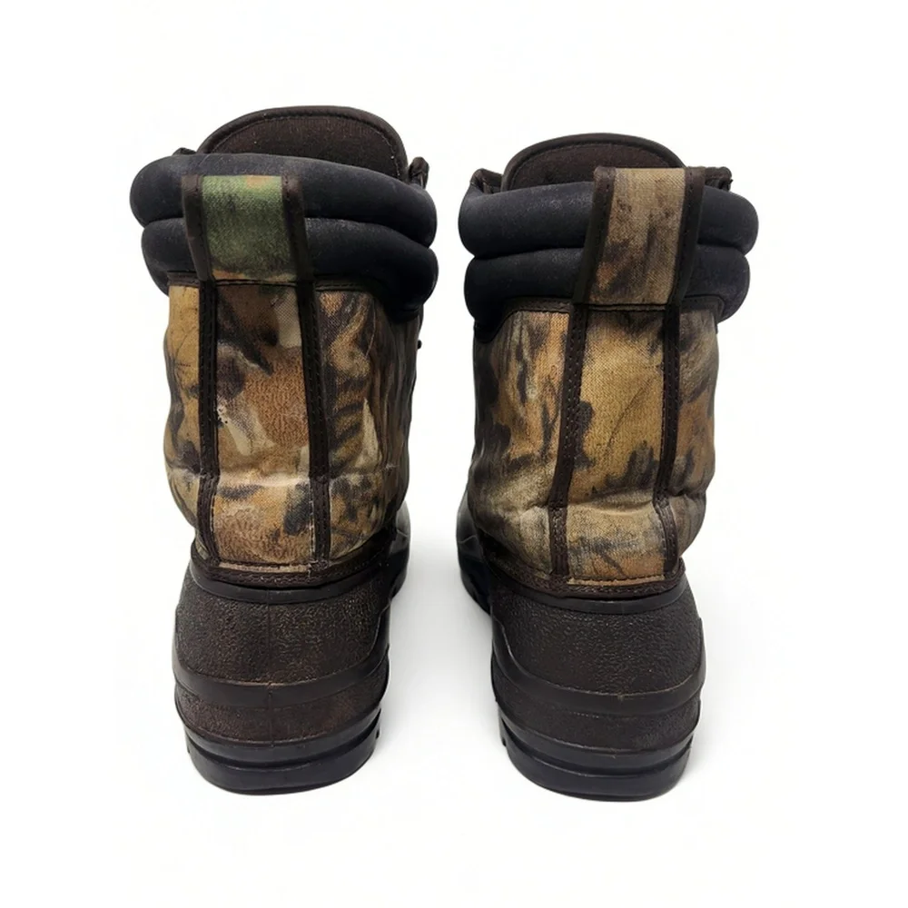 Crater Ridge Mens 8 Camouflage Thinsulate Waterproof Hunting Duck Boots
